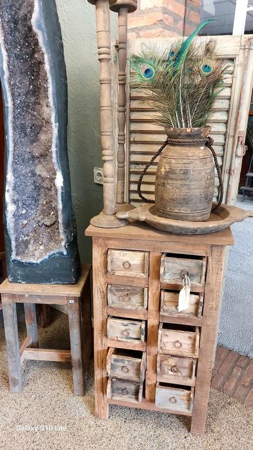 Nepalese potten kruiken olijfbakken kisten India ibiza deco, Huis en Inrichting, Woonaccessoires | Kunstplanten en Kunstbloemen