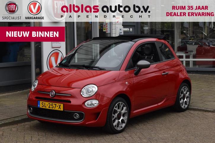 Fiat 500C 80pk Turbo Sport|Xenon|Beats|Nav|Carplay, Auto's, Fiat, Bedrijf, Te koop, 500C, ABS, Airbags, Airconditioning, Alarm