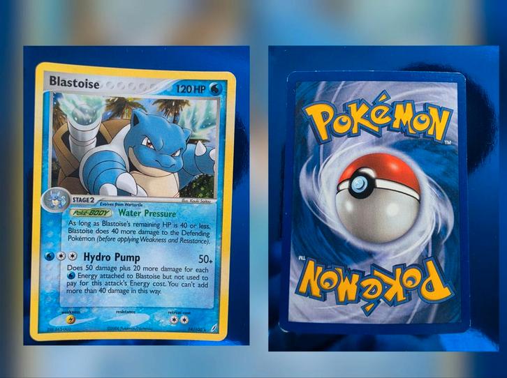 Blastoise Holo Pokémon Kaart - Zeldzaam!, Verzamelen, Poppetjes en Figuurtjes, Gebruikt, Ophalen of Verzenden