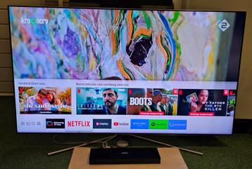 Samsung 55 inch 4k TV +Connect Box - Dunne Streep DEFECT beschikbaar voor biedingen