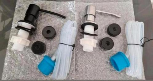 Zeeppomp, inbouw zeepdispenser, zwart of rvs-look, Huis en Inrichting, Keuken | Keukenelementen, Nieuw, Minder dan 100 cm, Ophalen of Verzenden