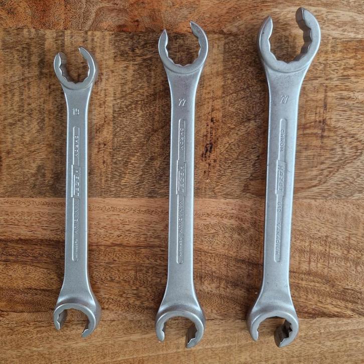 Hazet dubbele open ringsleutels grote maten (nieuwstaat), Auto diversen, Autogereedschap, Zo goed als nieuw, Ophalen of Verzenden