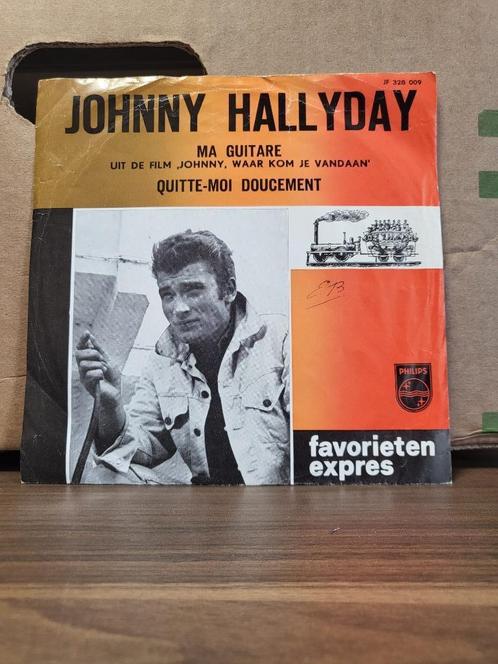 Johnny Hallyday - Ma guitare, Cd's en Dvd's, Vinyl Singles, Gebruikt, Single, Pop, 7 inch, Ophalen of Verzenden