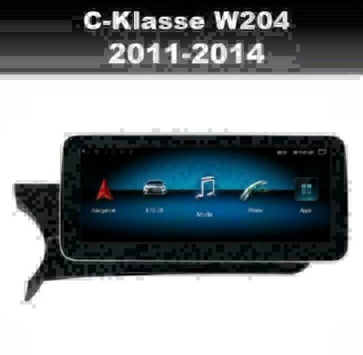 Mercedes C-Klasse W204 2011- navigatie android 9.0 dab+ wifi, Auto diversen, Autoradio's, Nieuw, Ophalen of Verzenden