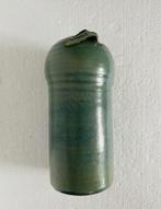 Gubbels Helden groen keramiek vaas , jaren 70, Gubbels, Gebruikt, Aardewerk of Porselein, Ophalen of Verzenden