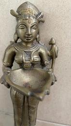 messing olielamp van Deepalakshmi Laxmi Lakshmi 21 cm hoog, Ophalen of Verzenden