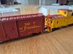 2 Märklin HO Wagons Union Pacific past bij Big Boy, Ophalen, Wisselstroom, Wagon, Zo goed als nieuw