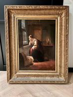 Schilderij Joseph de Groot op houten paneel, Antiek en Kunst, Kunst | Schilderijen | Klassiek, Ophalen