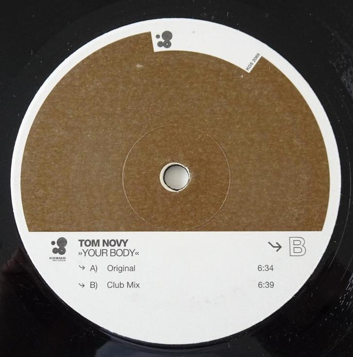 Tom Novy - Your Body 12'' House Vinyl uit 2004, Cd's en Dvd's, Vinyl | Dance en House, Zo goed als nieuw, 12 inch, Ophalen