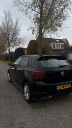Volkswagen Polo R-Line 1.6 7-DSG 2018 DigitalCockpit Keyless, Auto's, 1203 kg, Zwart, Leder en Stof, Zwart