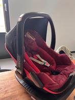 Rode Maxi Cosi en family fix base, Maxi-Cosi, Gebruikt, Slaapstand, Ophalen