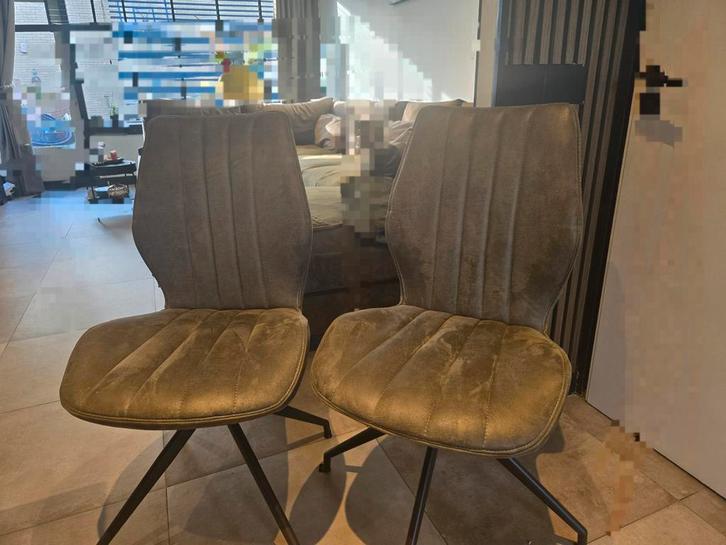 Eettafel en stoelen De Bommel, Huis en Inrichting, Stoelen, Zo goed als nieuw, Drie, Overige kleuren, Ophalen of Verzenden