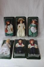 Vintage set van 6 Franse poppen in originele doosjes, Antiek en Kunst, Antiek | Speelgoed, Ophalen of Verzenden