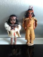 Vintage Maori poppetje en indianen poppetje samen €17,50, Verzamelen, Poppen, Ophalen of Verzenden, Zo goed als nieuw, Pop