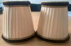 Set van 2 klassieke lampenkappen, Huis en Inrichting, Lampen | Lampenkappen, Ophalen of Verzenden, Zo goed als nieuw, Rond, Minder dan 25 cm
