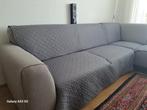 Hoekbank van stof antraciet rechts, Ophalen, Gebruikt, 150 tot 200 cm, 75 tot 100 cm