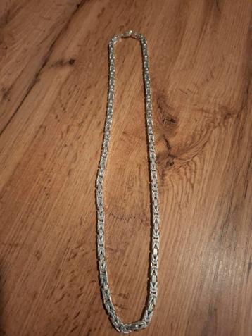 Zilveren Koningsketting 6.5mm, 70cm, 120g - Nieuw beschikbaar voor biedingen
