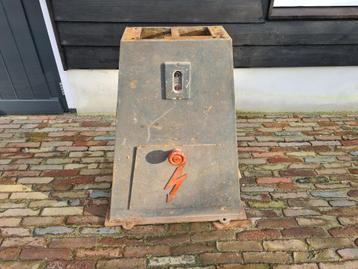 Oud industriële machine poot Hoog 83 cm Voet onder gemeten 