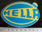 sticker hella logo lichtblauw geel, Verzenden, Zo goed als nieuw, Merk