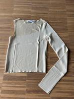 Zara one shoulder top beige maat xs 34, Nieuw, Ophalen of Verzenden, Lange mouw, Maat 34 (XS) of kleiner