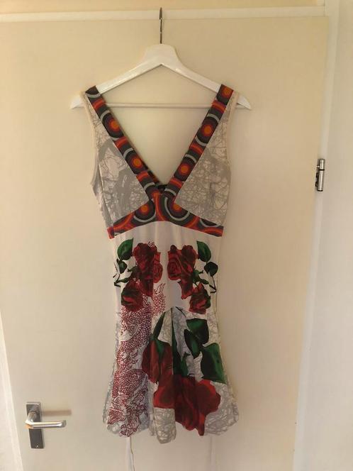 Desigual prachtige jurk maat L,Inspired by Cirque Du Soleil., Kleding | Dames, Jurken, Zo goed als nieuw, Maat 42/44 (L), Wit