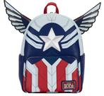 Loungefly Marvel Falcon Captain America mini backpack, Ophalen of Verzenden, Overige figuren, Nieuw, Tas, Koffer of Zak