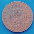 Nederlands-Indië 1 cent - 1929 Wilhelmina, Postzegels en Munten, Munten | Nederland, Verzenden, Koningin Wilhelmina, 1 cent