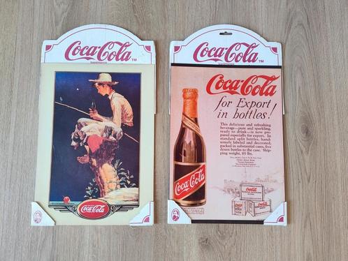 Coca cola reclame platen - orginele set, Verzamelen, Merken en Reclamevoorwerpen, Zo goed als nieuw, Reclamebord, Ophalen of Verzenden