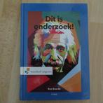 Dit is onderzoek, Ophalen of Verzenden, Zo goed als nieuw, HBO