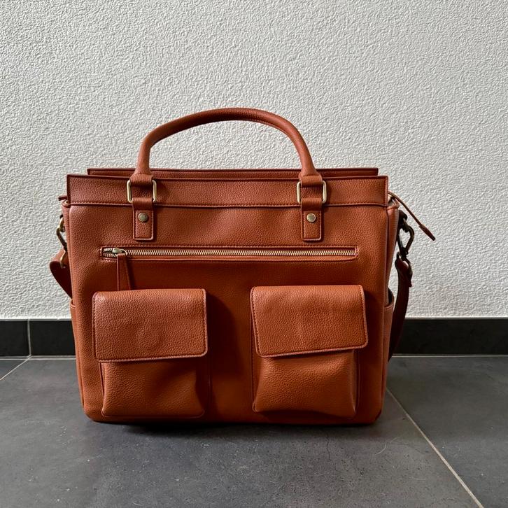 Kamrette Camera Tas - Veganleer Bruin, Audio, Tv en Foto, Fotografie | Fototassen, Nieuw, Overige typen, Ophalen of Verzenden