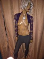 Prachtige kant bolero maat one size paars, Onbekend, Ophalen of Verzenden, Zo goed als nieuw