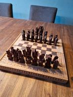 Houten balinees schaakspel met unieke stukken, Antiek en Kunst, Ophalen of Verzenden