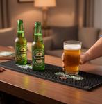 Heineken biermat lekmat macave, Verzamelen, Biermerken, Ophalen of Verzenden, Gebruikt