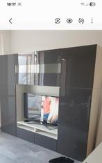 Besta hoogglans antraciet deurtjes, Ophalen, Gebruikt, 25 tot 50 cm, Minder dan 100 cm