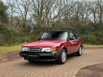 Saab 900 Cabriolet 2.0i 16v | Cherry Red, Auto's, Saab, Voorwielaandrijving, Zwart, 4 cilinders, Cabriolet