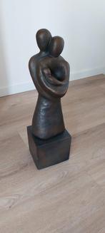 Prachtig bronzen beeld – familie/verbondenheid, Antiek en Kunst, Ophalen