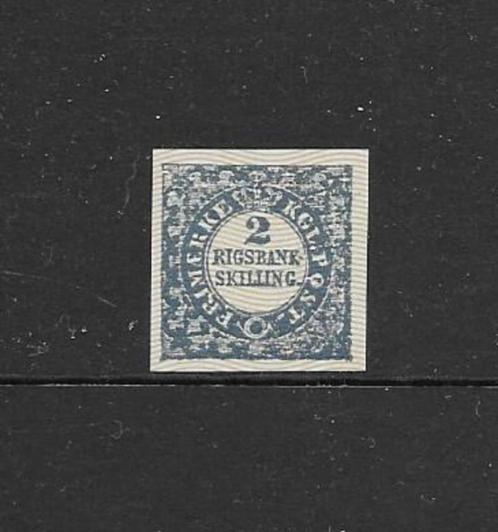 Denemarken 1851. Michel 2. Nadruk., Postzegels en Munten, Postzegels | Europa | Scandinavië, Postfris, Denemarken, Verzenden