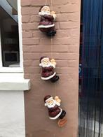 Hangende Kerstmannen aan een touw (3 stuks)., Diversen, Kerst, Ophalen, Zo goed als nieuw