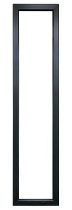 Kunststof Kozijn Vast  B50 H215cm Antraciet, Niet ingevuld, Kunststof, Raamkozijn, Niet ingevuld