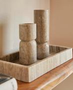 Decoratief dienblad marmeren, nieuw in doos.., Huis en Inrichting, Woonaccessoires | Dienbladen, Ophalen, Nieuw, Rechthoekig, Overige materialen