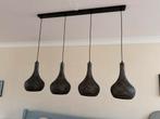 Moderne hanglamp met vier lampen, Ophalen, Zo goed als nieuw, Metaal, 50 tot 75 cm