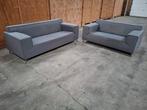 Design banken grijs 2+ 3 persoons voor 65 euro, Ophalen, Gebruikt, 150 tot 200 cm, Tweepersoons