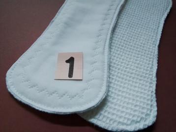 Wasbare inlegkruisjes ZONDER vleugels 21cm katoen /linnen. beschikbaar voor biedingen