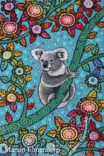 Handgeschilderd Schilderijtje Koala Nieuw 15 x 10 cm, Antiek en Kunst, Ophalen of Verzenden