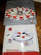 2x Amuse sets, Huis en Inrichting, Keuken | Servies, Overige materialen, Overige typen, Ophalen of Verzenden, Zo goed als nieuw