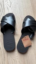 Havaianas Aqua Metallic  maat 39/40, Kleding | Dames, Schoenen, Slippers, Zwart, Nieuw, Ophalen of Verzenden