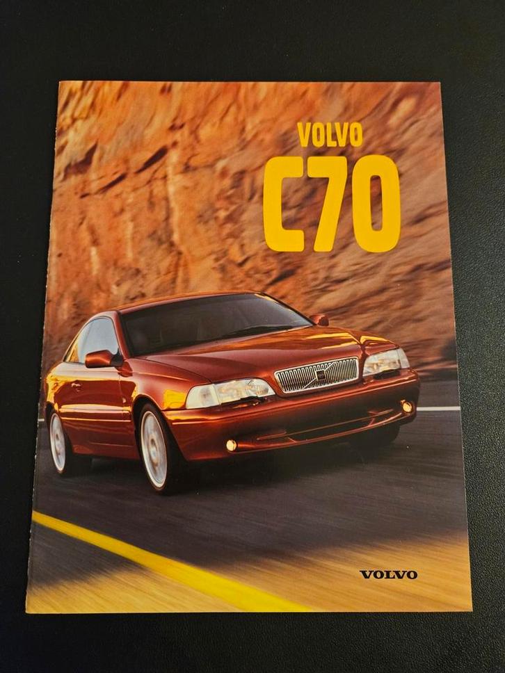 Brochure Volvo C70 1998, Boeken, Auto's | Folders en Tijdschriften, Zo goed als nieuw, Volvo, Ophalen of Verzenden