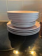 Lichtroze servies - ontbijtbord, dinerbord, diepbord, Gebruikt, Ophalen of Verzenden, Bord(en), Overige stijlen