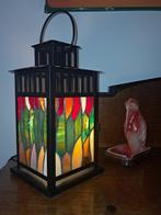 Uniek tiffany tafellampje (2), Ophalen of Verzenden, Nieuw, Glas, Minder dan 50 cm
