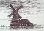 Frans Room - Verfmolen de Kat - ets - nr. 69/100, Antiek en Kunst, Verzenden